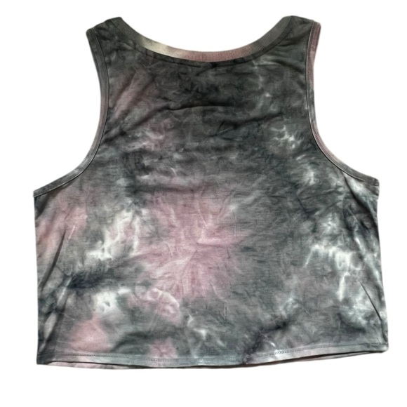 90 Degree By Reflex Tie-Dye Tank Top - Gray and Pink NWT XL - Picture 3 of 4